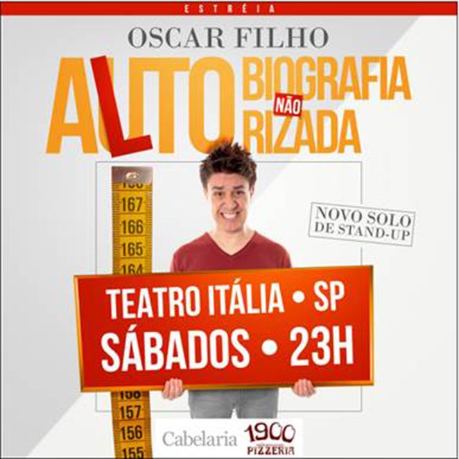 Cartaz do novo show de Oscar Filho