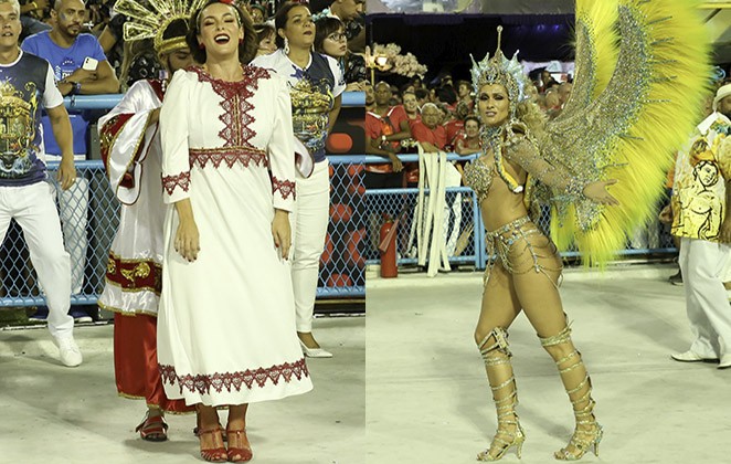 Regiane Alves e Lívia Andrade foram alguns dos destaques da Paraíso do Tuiuti
