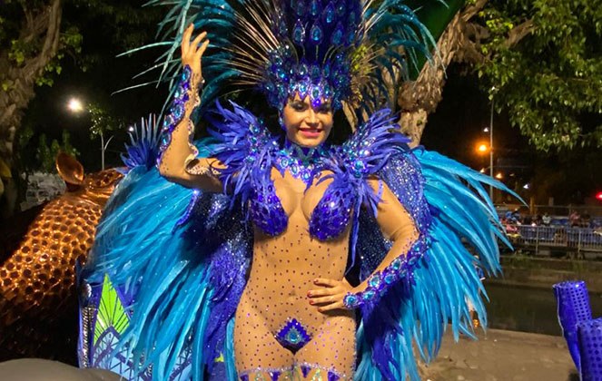 Shayene Cesário é uma das maiores musas do Carnaval