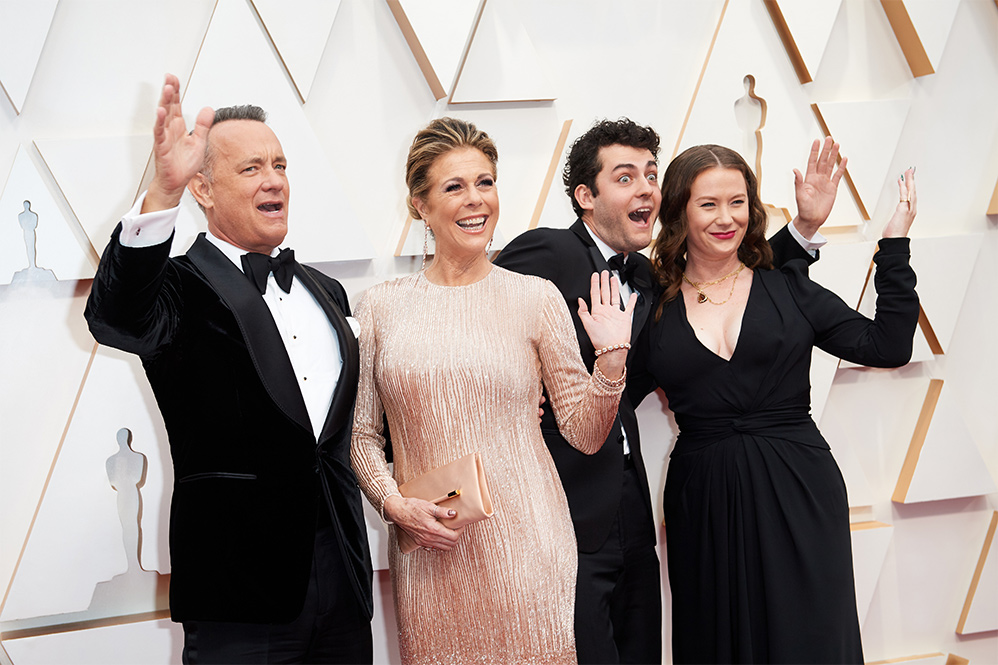 Tom Hanks, Rita Wilson e outros convidados do Oscar