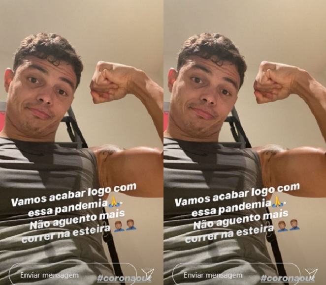 Em quarentena, Thiago Silva compartilhou uma foto nas redes sociais