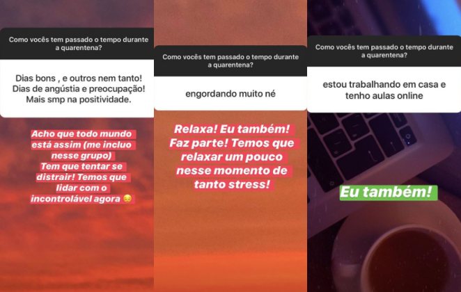 Marina Ruy Barbosa responde fãs durante quarentena do coronavírus