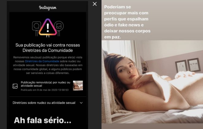 Titi Müller tem foto censurada pelo Instagram