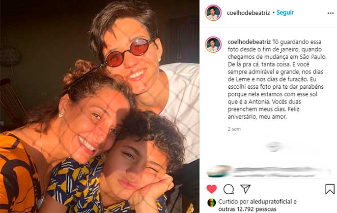 Beatriz Coelho homenageou Camila Pitanga no Instagram pelo seu aniversário