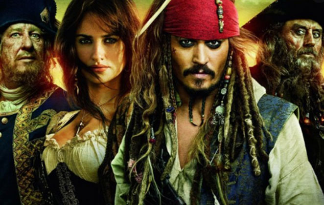 Johnny Depp, Penélope Cruz e elenco principal do filme