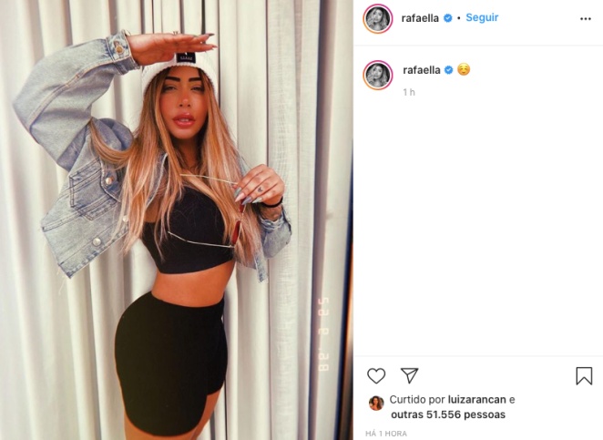 Rafaella Santos esbanjou estilo em sua nova foto do Instagram