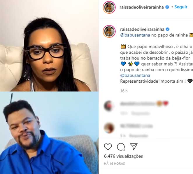 Babu falou que quer participar de reality show da Globo