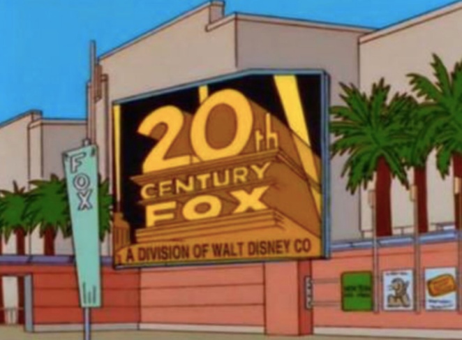Os Simpsons previram a compra da Fox pela Walt Disney Company