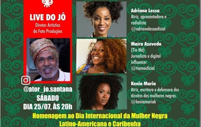 Live sobre racismo estrutural no Brasil 