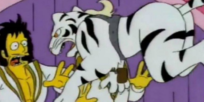Os Simpsons previram ataque de tigre