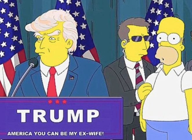 Os Simpsons previram Donald Trump como presidente dos Estados Unidos