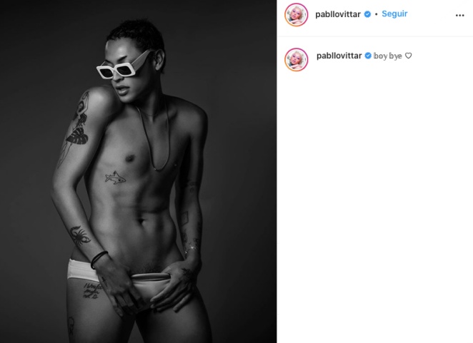 Pabllo Vittar ganha web ao postar foto sensual desmontado 