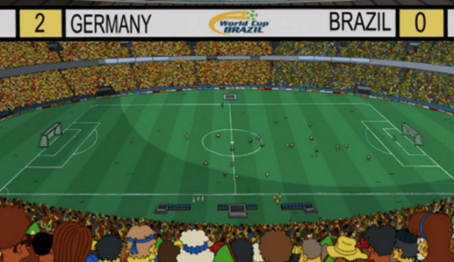Os Simpsons previram derrota do Brasil para a Alemanha na Copa do Mundo