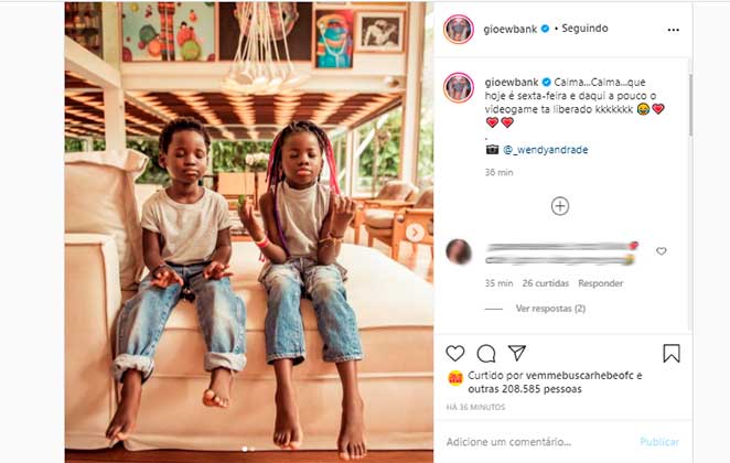 Titi e Bless apareceram meditando no Instagram 