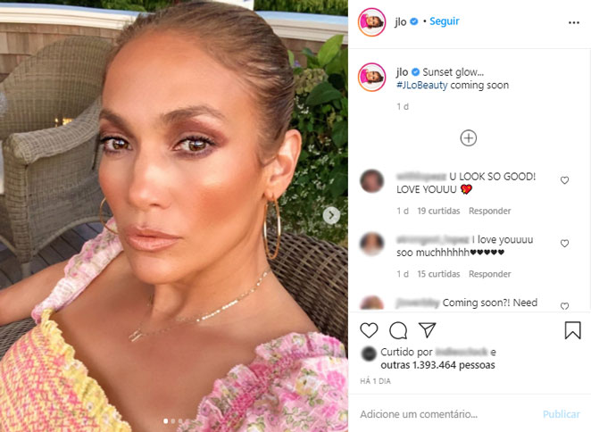Jennifer Lopez deve lançar linha de cosméticos