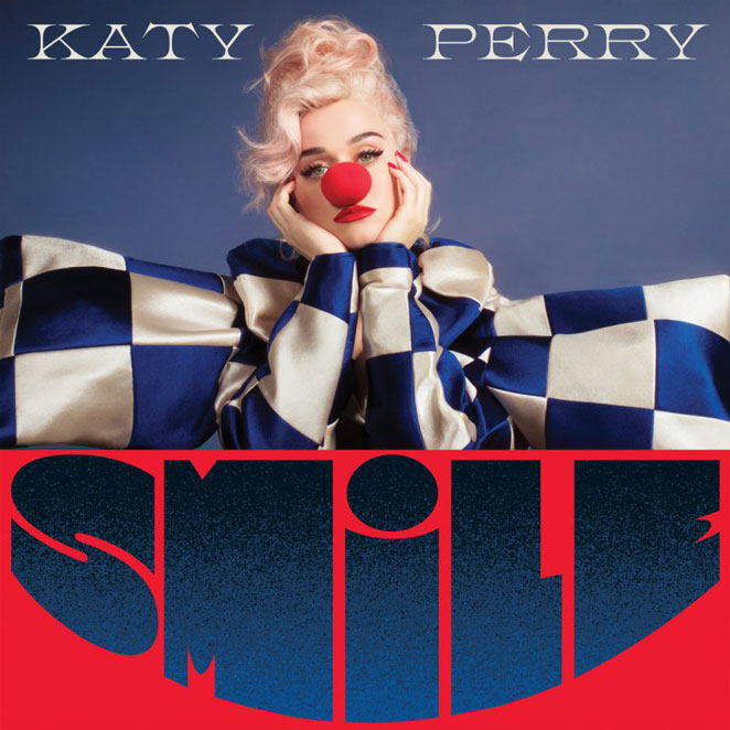 Katy Perry na capa do álbum Smile