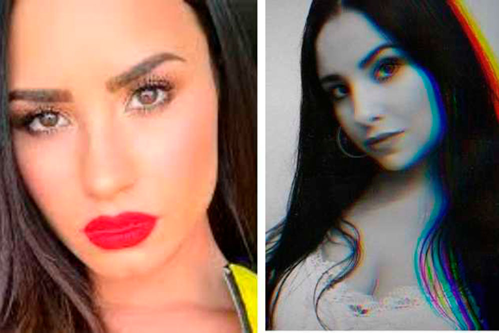 Laris de la Garza impressiona por sua semelhança com Demi Lovato