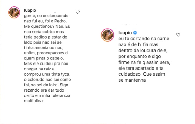 Luana Piovani critica atitude de Pedro Scooby de pintar o cabelo dos filhos