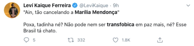 Público LGBTQIA+ ficou revoltado com fala de Marília Mendonça em live