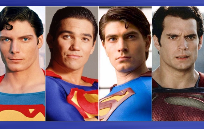 Superman já foi vivido por diferentes atores ao longo da história