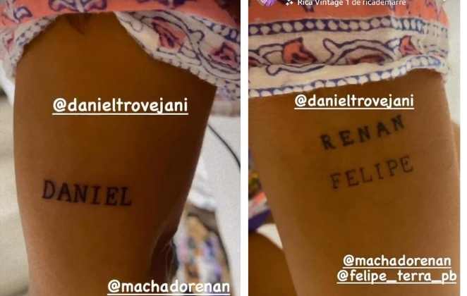 Novas tatuagens de Anitta