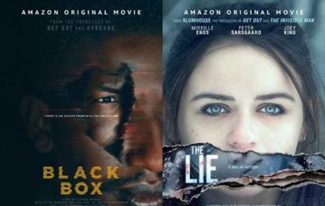 Cartazes dos filmes Black Box e The Lie