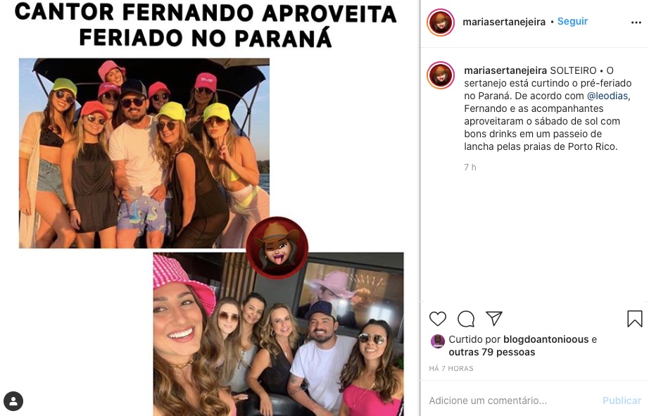 Fernando Zor aparece em fotos rodeado de mulheres no Paraná