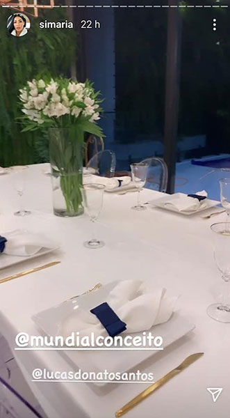 A mesa de jantar especial