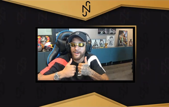 Neymar Jr. 'chavoso' em stream de CS:GO