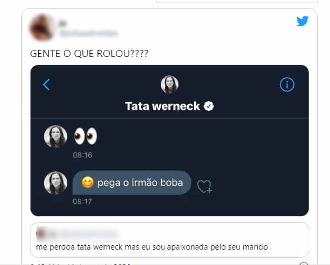 Publicação no Twitter que deu o que falar