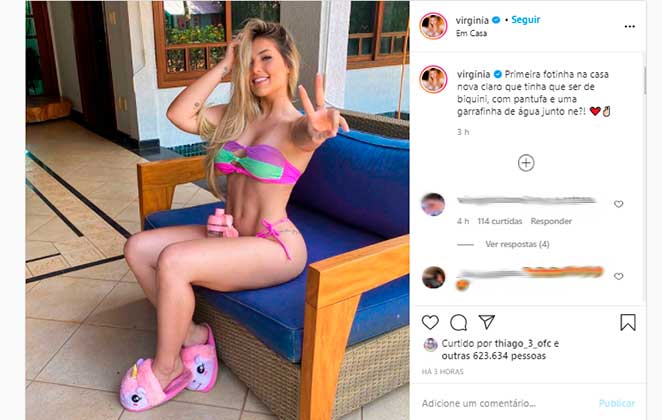 Virginia Fonseca posou de biquíni e exibiu corpão no Instagram