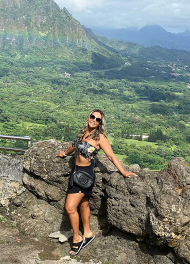 Carla Perez está viajando pelo Havaí com Xanddy