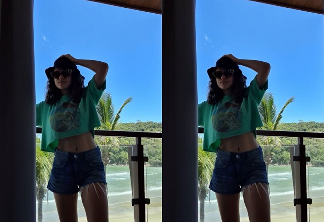 Maisa Silva mantém o estilo até mesmo de férias