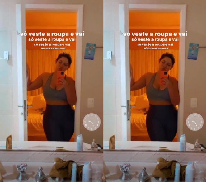 Marília Mendonça deixa barriga à mostra em foto