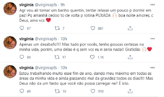 Virginia Fonseca faz desabafo sobre dificuldades da gestação