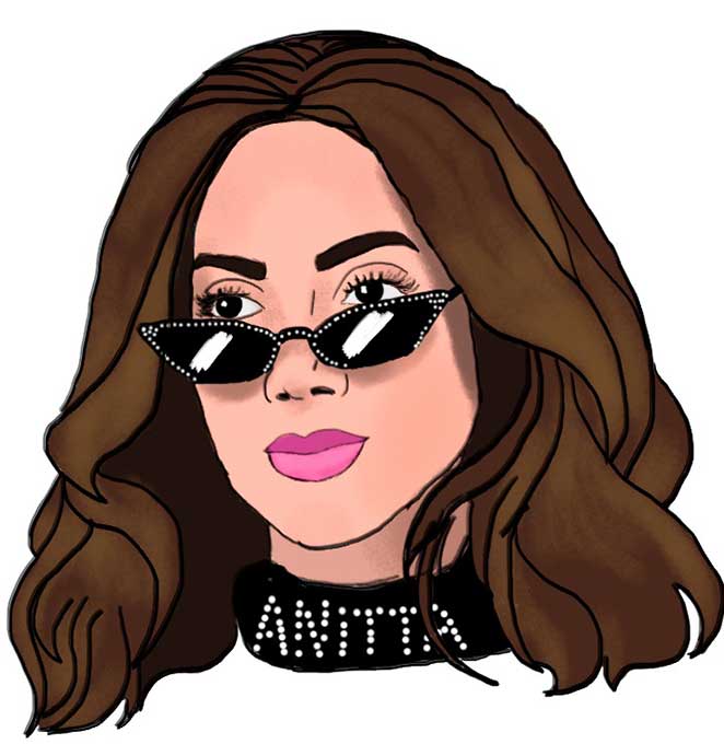 Anitta ganha emoji na comemoração de 10 anos de carreira