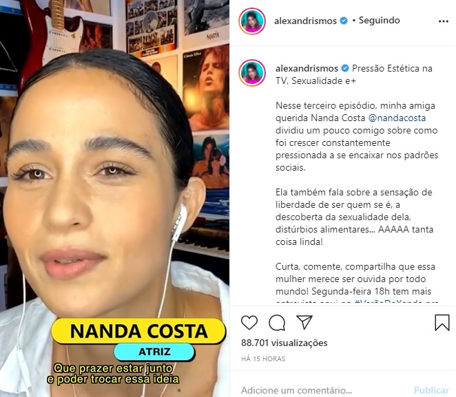 Nanda Costa fala de sexualidade e autoestima na websérie Verão da Xanda