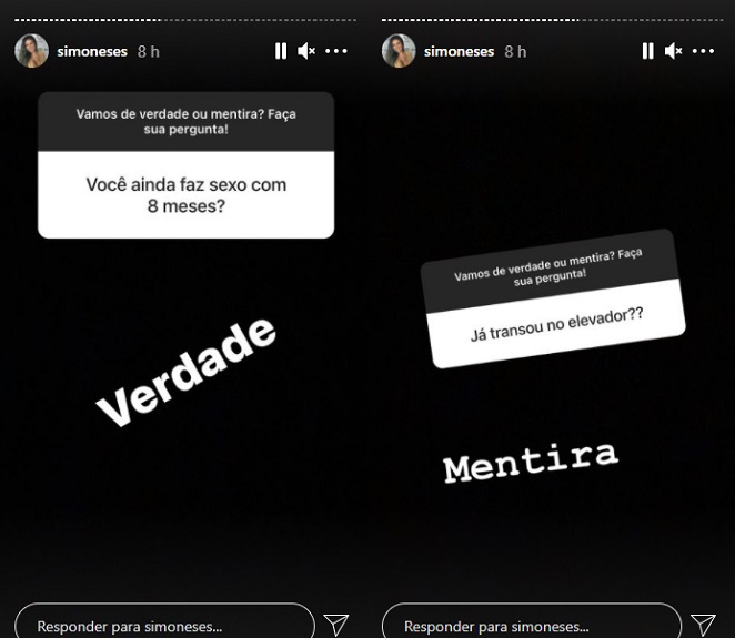 Simone Mendes respondeu perguntas sobre sexo nas redes sociais