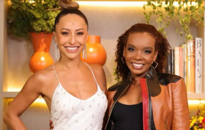 As musas Sabrina Sato e Thelma Assis abrilhantaram o Big Brother Brasil