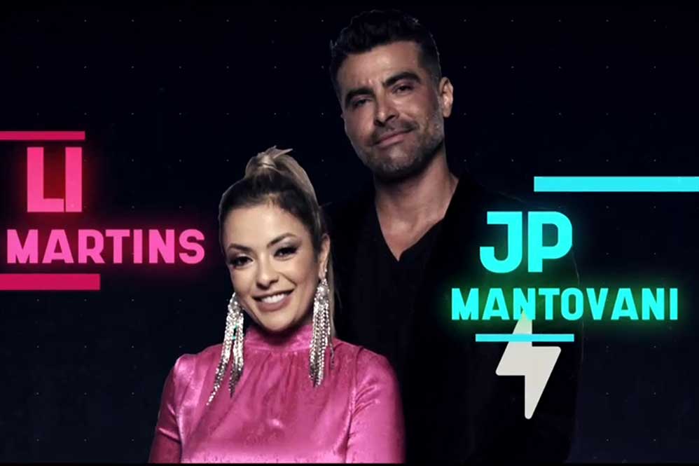 A cantora Li Martins e o ator JP Mantovani