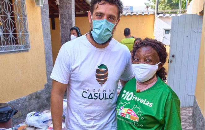 Rafael Cardoso participou de ação solidária 