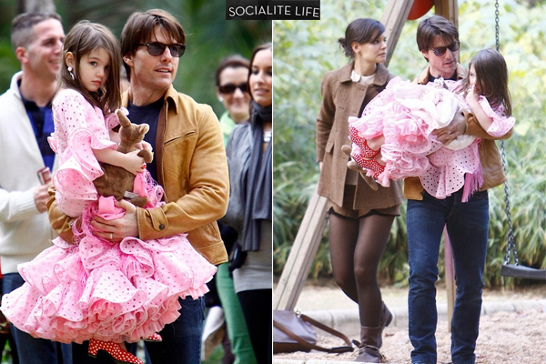 Suri Cruise Passeia Com Roupa De Dan Arina De Flamenco Ofuxico