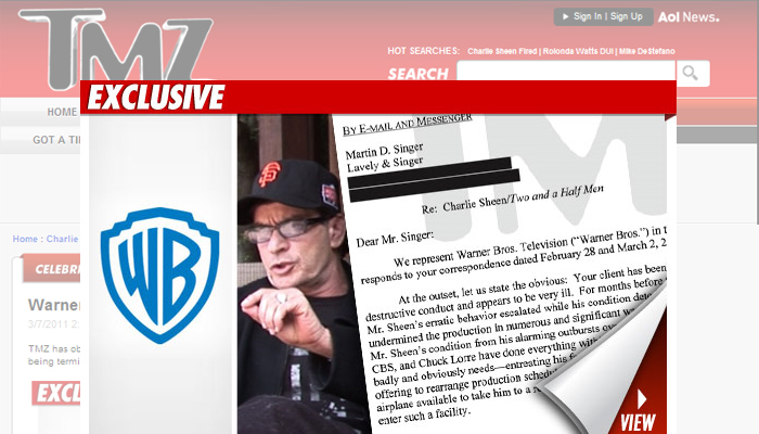 Warner Bros Diz Que Demitiu Charlie Sheen Por Seu Comportamento Infame Ofuxico