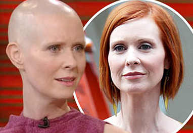 Cynthia Nixon, ex 'Sex and the City', raspou o cabelo. Relembre outras carecas  famosas - Gente - iG