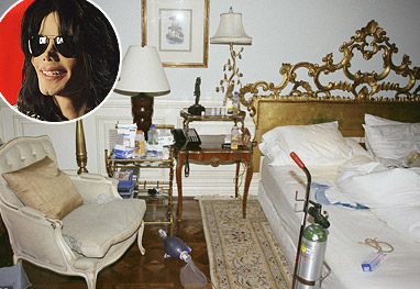 Divulgadas fotos inéditas do quarto onde Michael Jackson morreu - OFuxico