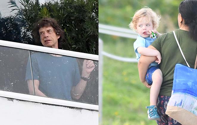 Filho de Mick Jagger muito fofo. Vem ver OFuxico