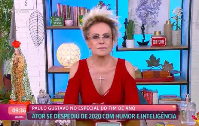 ana maria braga se emociona e lamenta morte de paulo gustavo o fuxico