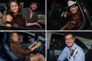 Famosos na festa de Luciano Huck