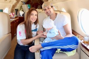 Luan Santana, Jade e a filha, Serena