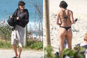 Agatha Moreira na praia